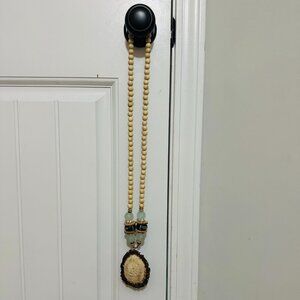 Beaded Elk Antler Necklace